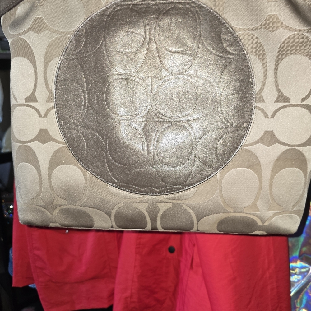Coach Brown Designer Tote Bag - Picture 2 of 7
